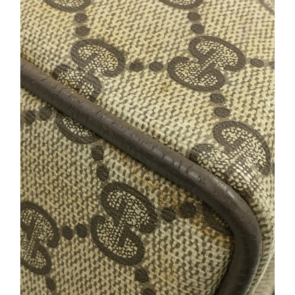 Gucci Web Line bag Supreme Brown Sherry Boston GG - Picture 6 of 6